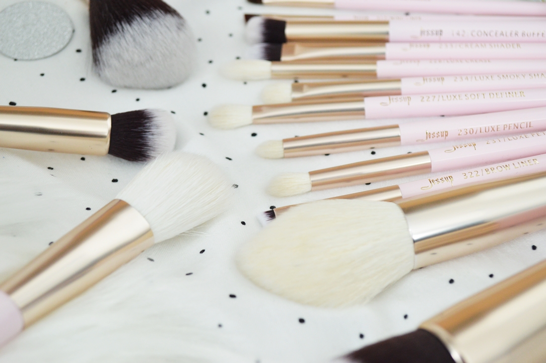 pędzle do makijażu jessup blushing bride puderek.com.pl